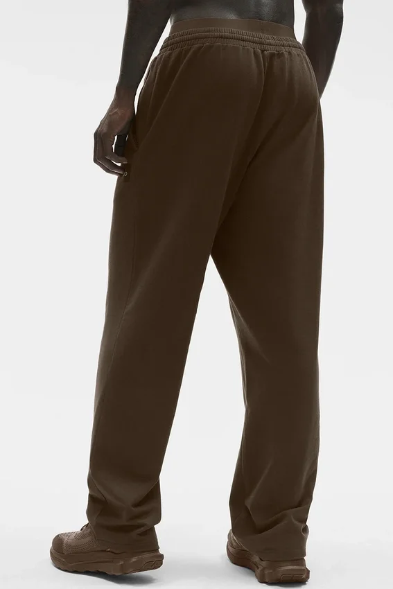 Pantaloni a gamba dritta Double Take - Espresso