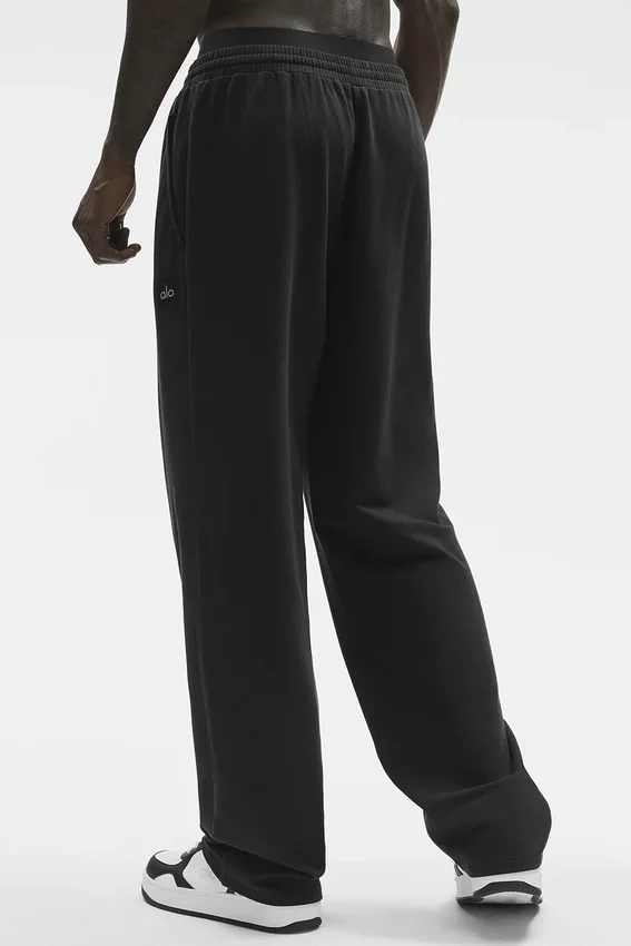 Pantaloni a gamba dritta Double Take - Nero
