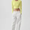 Pantaloni a gamba dritta High Road - Bianco