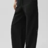 Pantaloni a gamba dritta in tessuto ripstop Electric - Nero