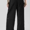 Pantaloni a gamba dritta in tessuto ripstop Electric - Nero