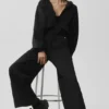 Pantaloni a gamba dritta in tessuto ripstop Electric - Nero