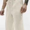 Pantaloni a gamba dritta Linen Days - Colore osso