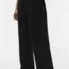 Pantaloni a gamba dritta Linen Days - Nero