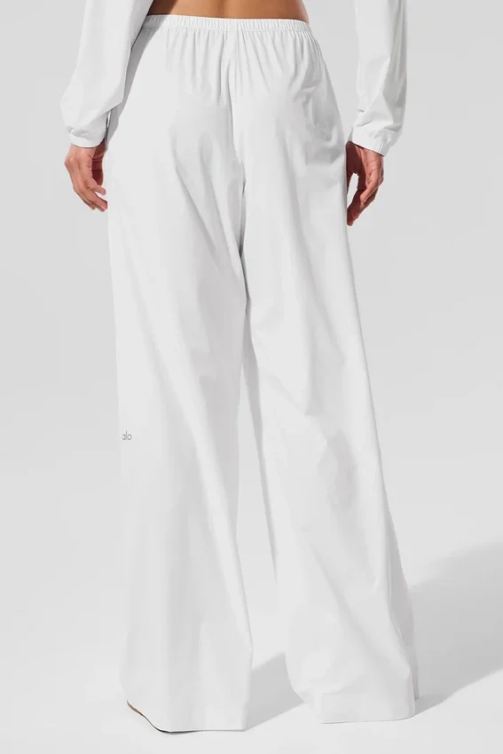 Pantaloni a gamba larga Breezy (lunghi) - Bianco