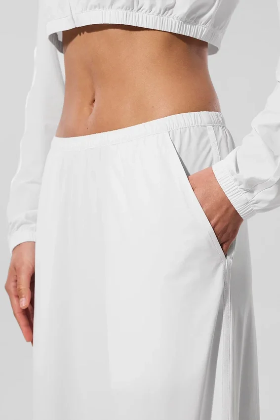 Pantaloni a gamba larga Breezy (lunghi) - Bianco