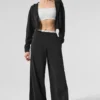 Pantaloni a gamba larga Breezy (lunghi) - Nero