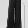 Pantaloni a gamba larga Breezy (lunghi) - Nero