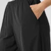 Pantaloni a gamba larga Breezy (lunghi) - Nero