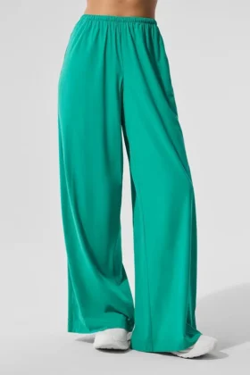 Pantaloni a gamba larga Breezy (lunghi) - Verde abete