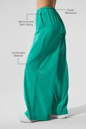 Pantaloni a gamba larga Breezy (lunghi) – Verde abete