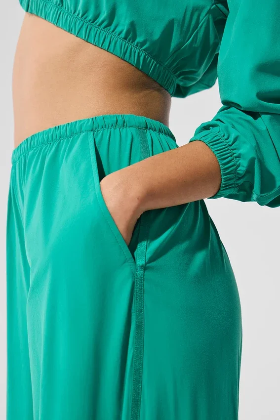 Pantaloni a gamba larga Breezy (lunghi) - Verde abete