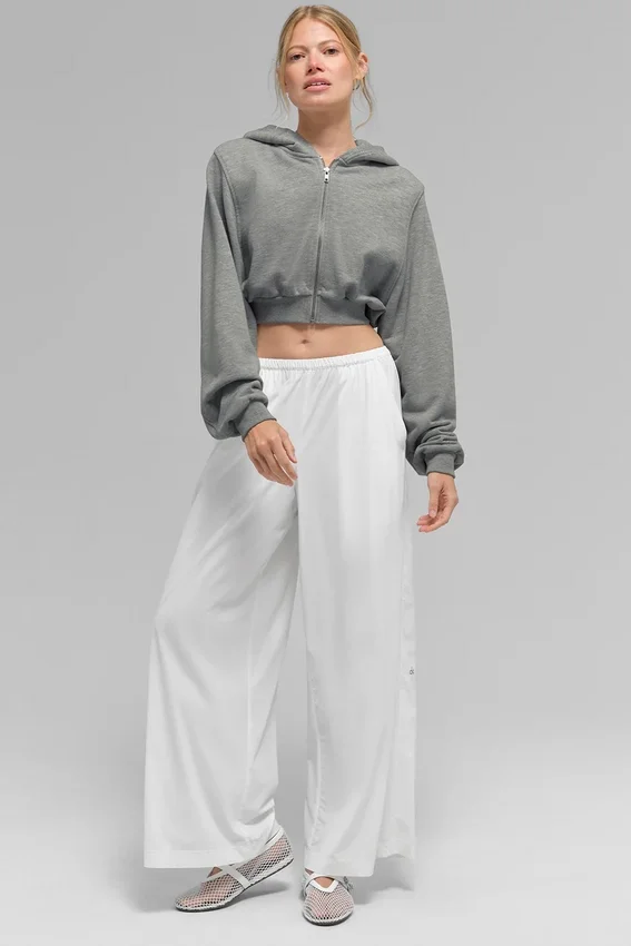 Pantaloni a gamba larga Breezy (Regular) - Bianco