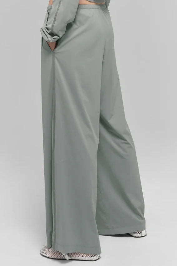 Pantaloni a gamba larga Breezy (Regular) - Grigio lunare