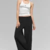 Pantaloni a gamba larga Breezy (Regular) - Nero