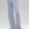 Pantaloni a gamba larga High-Waist in lana e cashmere - Winter Frost
