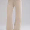 Pantaloni a gamba larga in cashmere Winter Magic - Birch Heather
