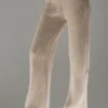Pantaloni a gamba larga in cashmere Winter Magic - Flax Heather