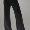 Pantaloni a gamba larga in cashmere Winter Magic - Nero