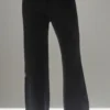 Pantaloni a gamba larga in cashmere Winter Magic - Nero