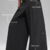 Pantaloni a gamba larga Main Act - Nero