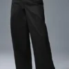 Pantaloni a gamba larga Wanderlust - Nero