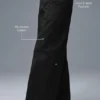 Pantaloni a gamba larga Wanderlust - Nero