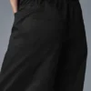 Pantaloni a gamba larga Wanderlust - Nero