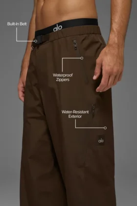 Pantaloni Alpha Shell – Espresso