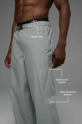 Pantaloni Alpha Shell – Grigio lunare