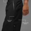 Pantaloni Alpha Shell - Nero