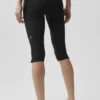 Pantaloni capri Alo Softsculpt Shoreline - Nero