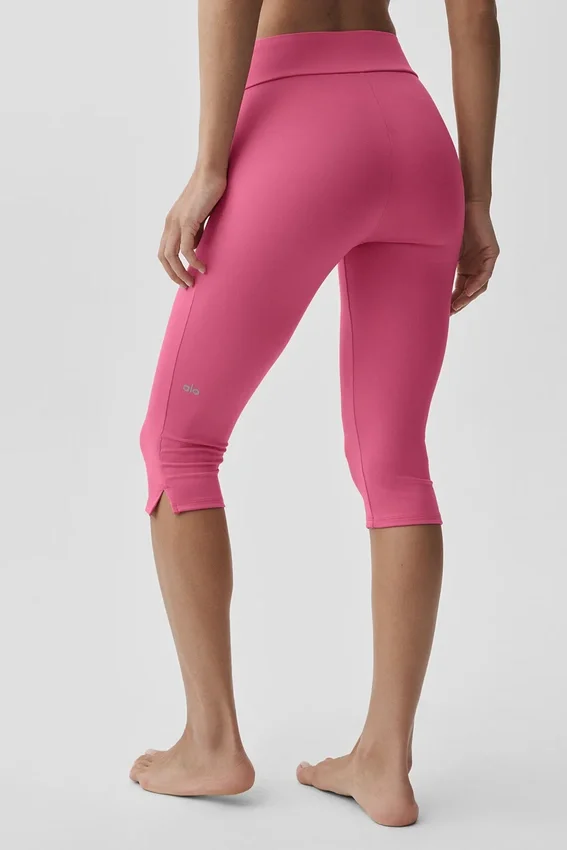 Pantaloni capri Alo Softsculpt Shoreline - Rosa Paradiso