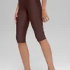 Pantaloni capri High-Waist Airlift da 16'' - Brownstone