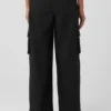 Pantaloni cargo a gamba larga (lunghi) - Nero