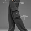 Pantaloni cargo Double Take - Antracite