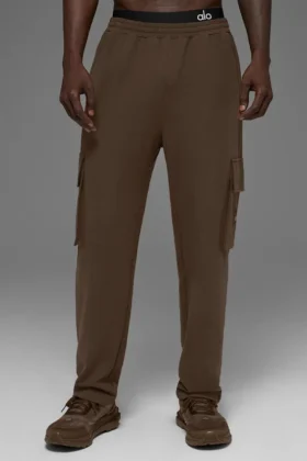 Pantaloni cargo Double Take - Espresso