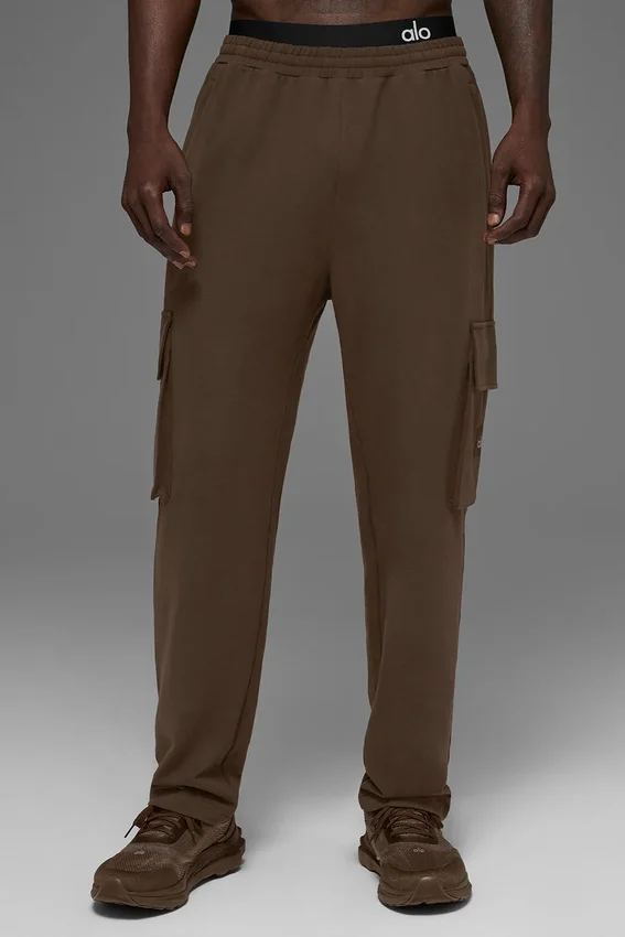 Pantaloni cargo Double Take - Espresso