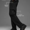 Pantaloni cargo Double Take - Nero