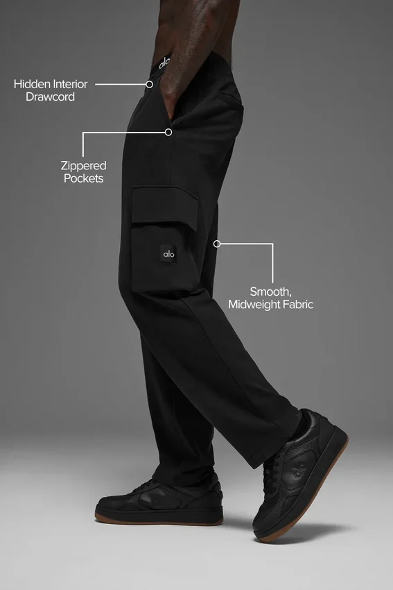 Pantaloni cargo Double Take - Nero