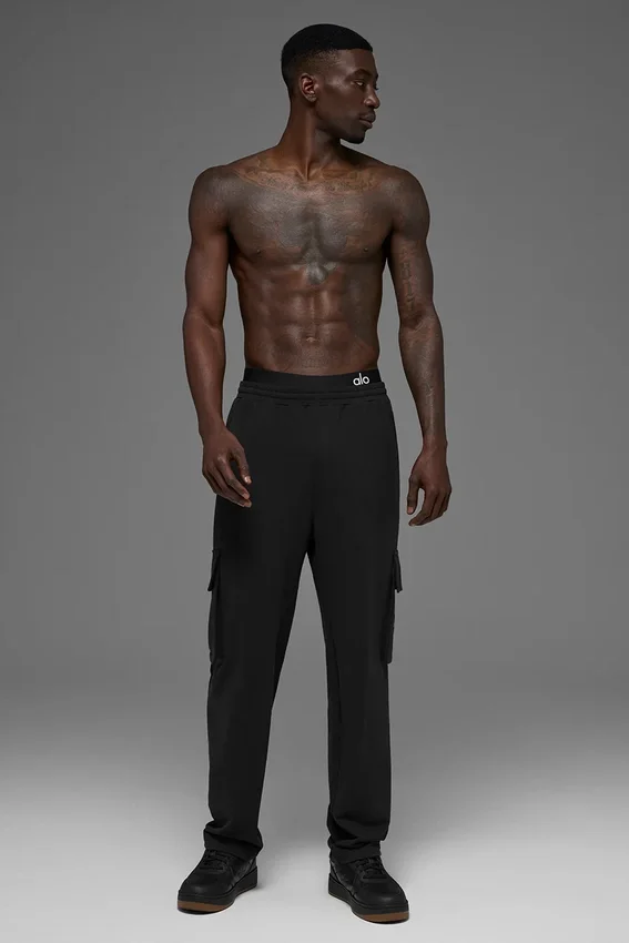 Pantaloni cargo Double Take - Nero