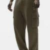 Pantaloni cargo Double Take - Verde oliva