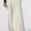Pantaloni cargo High-Waist in maglia Scholar - Avorio