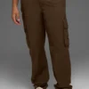Pantaloni cargo in ripstop - Espresso