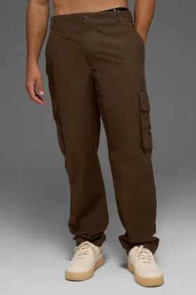Pantaloni cargo in ripstop - Espresso