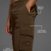 Pantaloni cargo in ripstop - Espresso