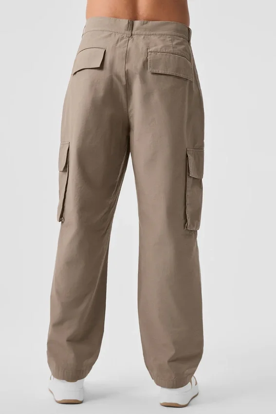 Pantaloni cargo in ripstop - Gravel