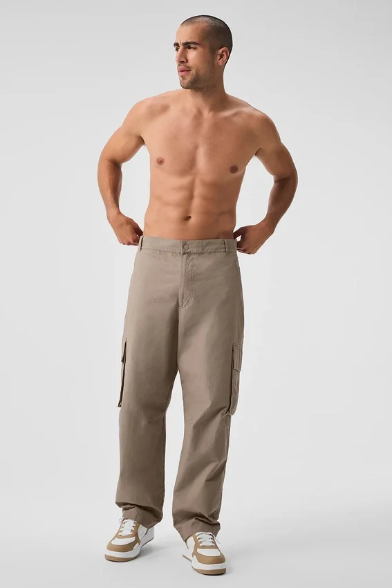Pantaloni cargo in ripstop - Gravel