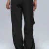 Pantaloni cargo Megastar a vita bassa - Nero