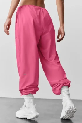 Pantaloni cargo Megastar a vita bassa – Rosa Paradiso